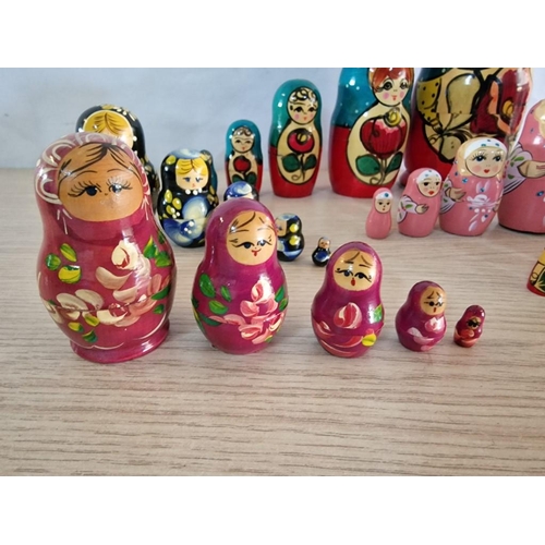 74 - Matryoshka Dolls by 5 -pcs, (Tallest;17cm - 8cm)