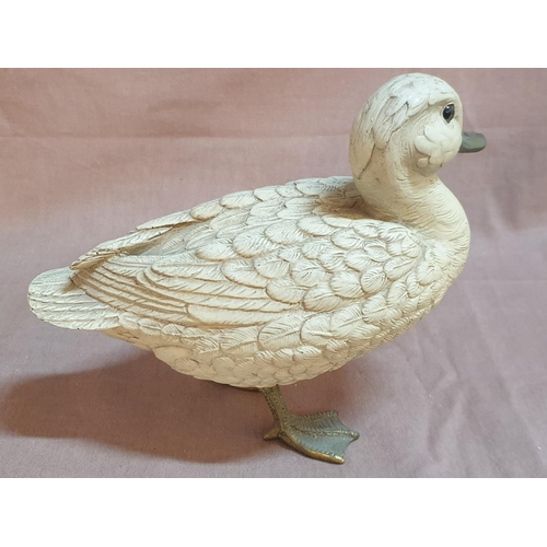 Design Duck Elli Malevolti (H:18cm), (Probably Plaster, Mixed with