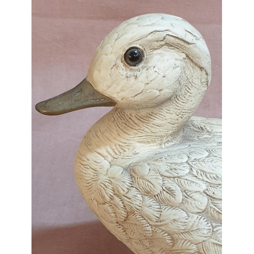 Design Duck Elli Malevolti (H:18cm), (Probably Plaster, Mixed with