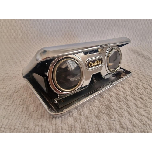 93 - Vintage Folding Binoculars, 'Crystal', Made in Japan