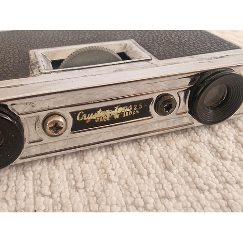 93 - Vintage Folding Binoculars, 'Crystal', Made in Japan