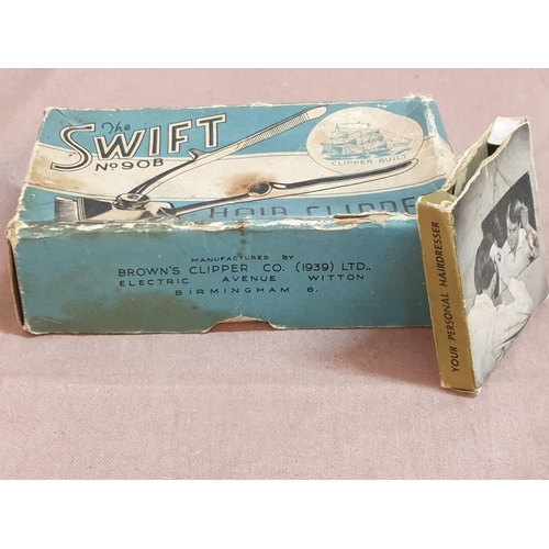 88 - Clipper Built - Brown's Clipper Co (1939) The Swift Np90B Hair Clipper in Original Box