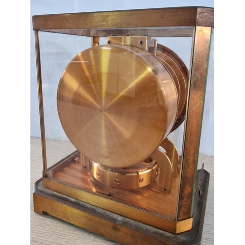 67 - Vintage Jaeger LeCoultre Atmos Clock, Circa 1950's, Serial Number 68426, Brass and 4-Glass Case with... 