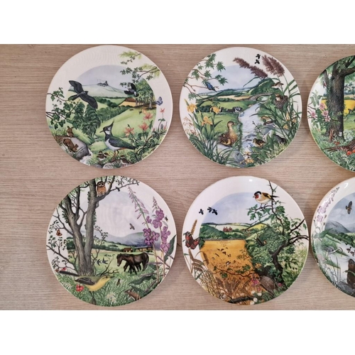 86 - Collection of 8 x Wedgwood Limited Edition Wall Plates in Series Titled 'Colin Newmans Country Panor... 