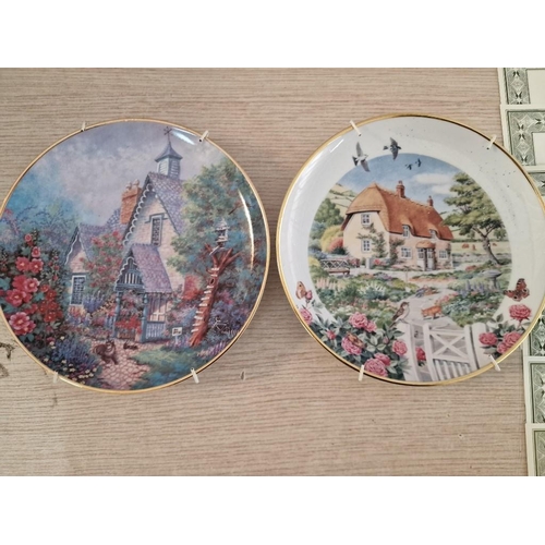 87 - Collection of 6 x Limited Edition Franklin Mint Wall Plates with Artwork by Peter Barrett, Hand Numb... 