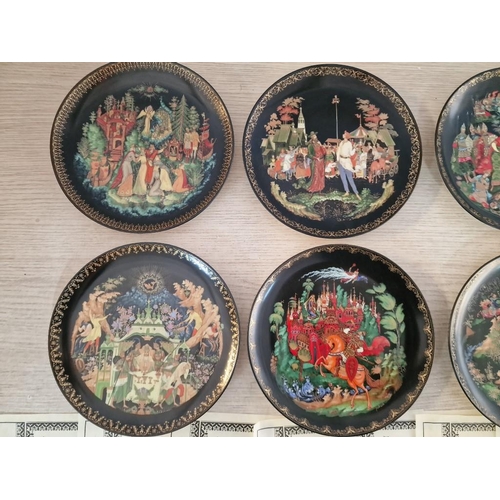 88 - Collection of 8 x Decorative Russian Wall Plates with CAO, Limited Edition, Circa 1988, (8)