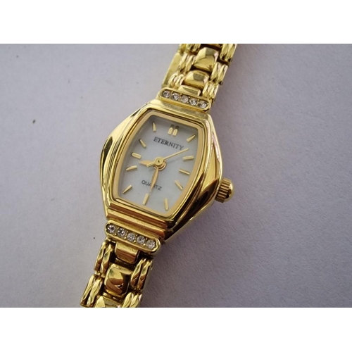 259 - 3 x Ladies Gone Tone Wrist Watches; Sekonda (04184, S/Steel Back, Quartz, Expandable Bracelet Strap)... 