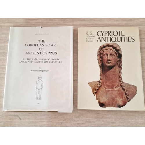 73 - 2 x Vintage Cypriot Books; Cypriot Antiquities in the Pierides Collection and The Coroplastic Art of... 