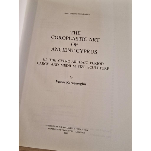 73 - 2 x Vintage Cypriot Books; Cypriot Antiquities in the Pierides Collection and The Coroplastic Art of... 