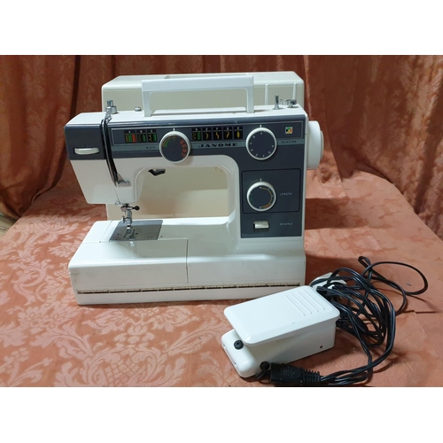 284 - Janome Retro Portable Sewing Machine (Un-Tested)