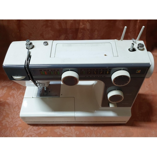 284 - Janome Retro Portable Sewing Machine (Un-Tested)