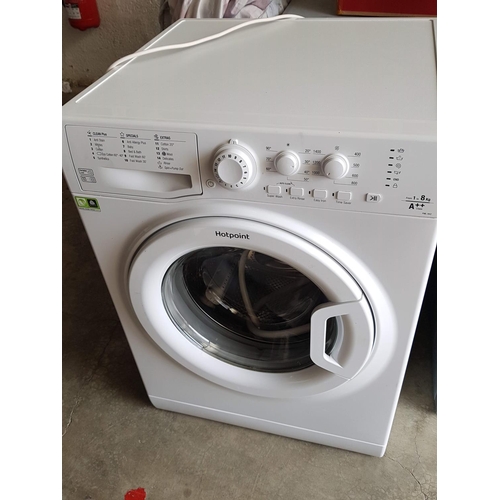 286 - Hotpoint 8kg Washing Machine A++ Class, Model; FML 842 P UK (Un-Tested)