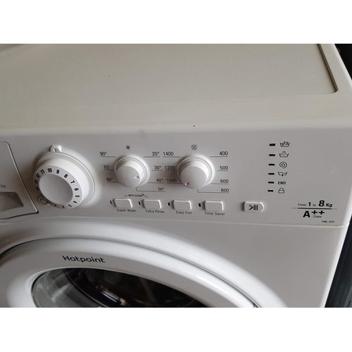 286 - Hotpoint 8kg Washing Machine A++ Class, Model; FML 842 P UK (Un-Tested)