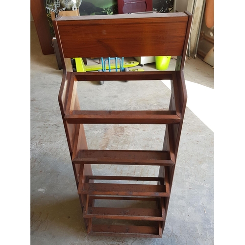 821 - Wooden Display with 5 - Shelfs Wine Rack (58.5 x 150 x 27cm)