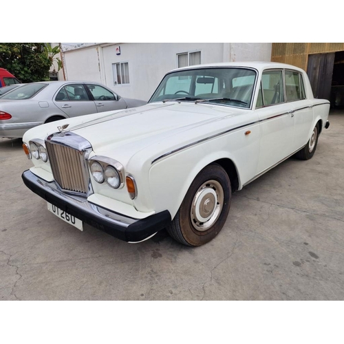 100A - Bentley T2 (1977), Automatic, Saloon, 6750cc, White Colour with Cream Leather Interior, Registered w... 