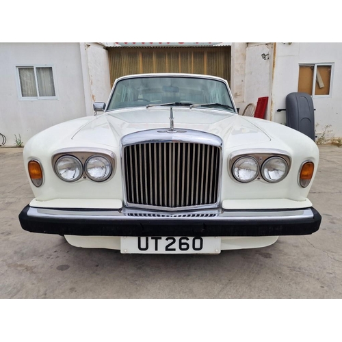 100A - Bentley T2 (1977), Automatic, Saloon, 6750cc, White Colour with Cream Leather Interior, Registered w... 