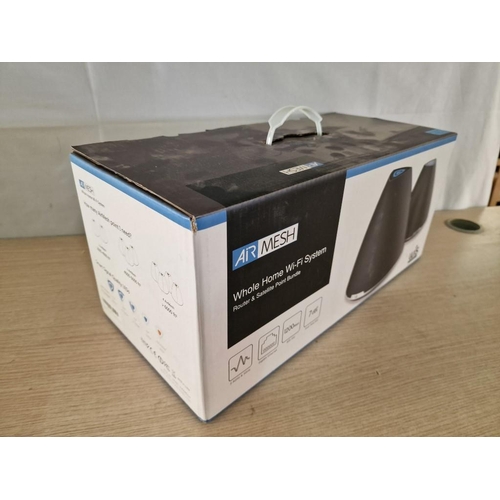 271 - WIS Networks 'Air Mesh' Whole Home Wi-Fi System; Router & Satellite Point Bundle.

** Stock Clearanc... 