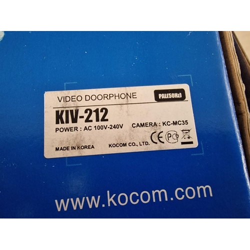 272 - KOCOM Video Doorphone Kit, (Model: KIV-212) 

** Stock Clearance / Never Used, Still in Box. Trade s... 