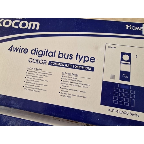 275 - KOCOM Common Gate Lobbyphone (4 Wire Digital Bus Type Colour), Together with Multiplex House Colour ... 