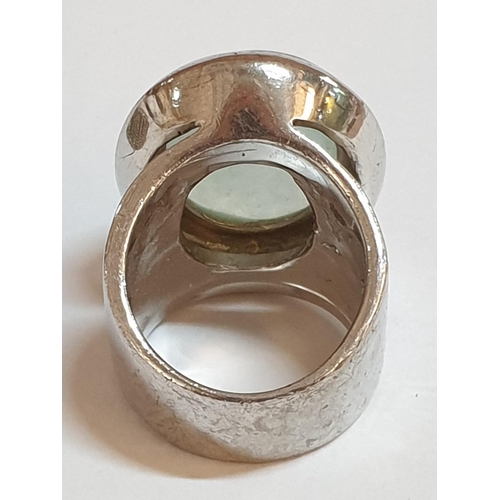 280 - 2 x .925 Silver Modern Ring, Size M/N and Size M/N