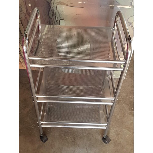 264 - Stainless Steel 3 - Tier Trolley