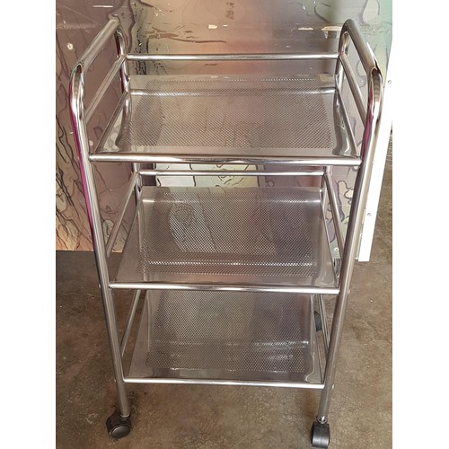 264 - Stainless Steel 3 - Tier Trolley