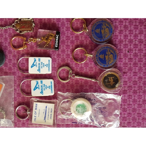 594 - Rare Collection of Vintage and Retro Key Rings (28pcs)