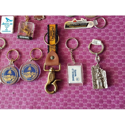 594 - Rare Collection of Vintage and Retro Key Rings (28pcs)