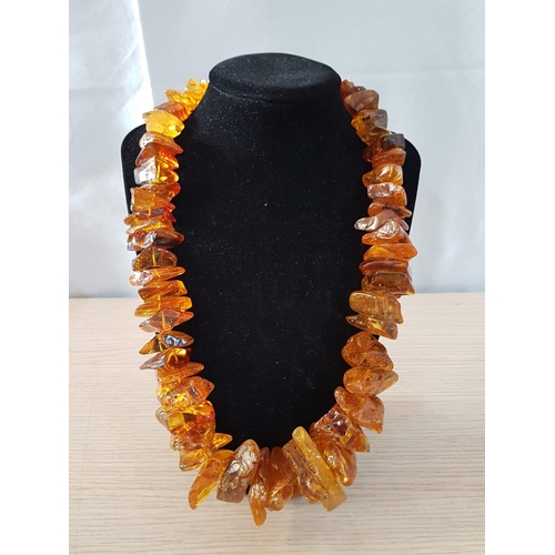 99 - Amber Necklace with Large Beads (L:58cm)