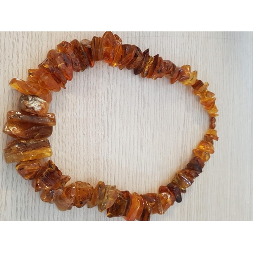 99 - Amber Necklace with Large Beads (L:58cm)