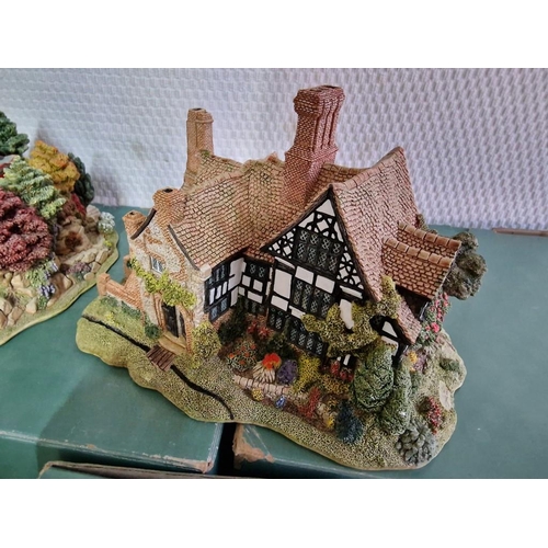 126 - Collection of 10 x Lilliput Lane House Ornaments (Nearly a village!) with Original Boxes, (10)