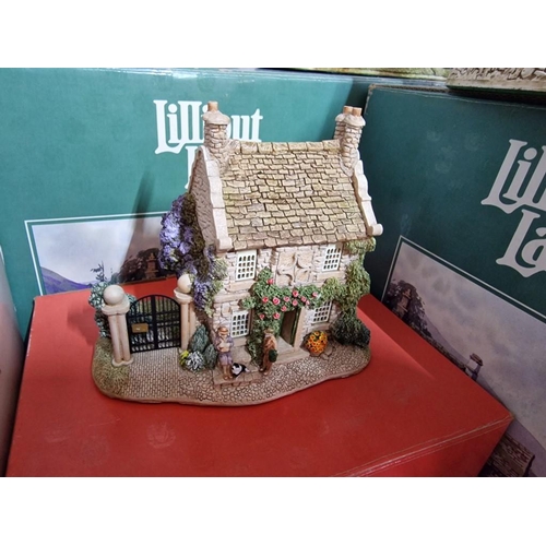 126 - Collection of 10 x Lilliput Lane House Ornaments (Nearly a village!) with Original Boxes, (10)