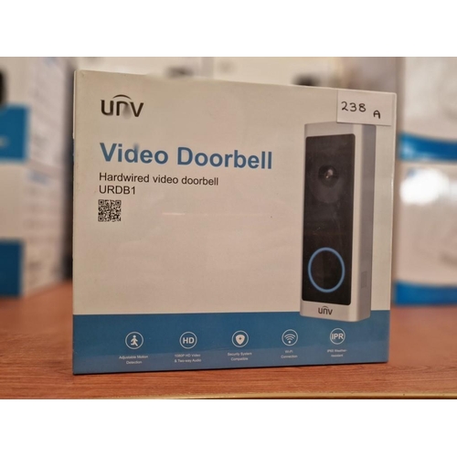 189 - Uniview Video IP Doorbell; Receive Notifications to your Smart Phone with HD Video & Two-Way Talk!