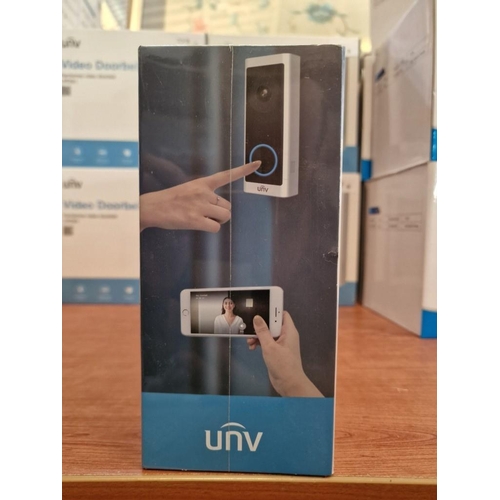 189 - Uniview Video IP Doorbell; Receive Notifications to your Smart Phone with HD Video & Two-Way Talk!