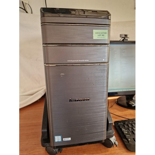 163 - Computer Lot; Lenovo Desktop (Model: 90ED) with HDD 2T, 16GB RAM, Windows 10, Intel Core i5, Togethe... 