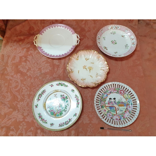 227 - Collection of 5 x Different Vintage and older Porcelain Plates (5)