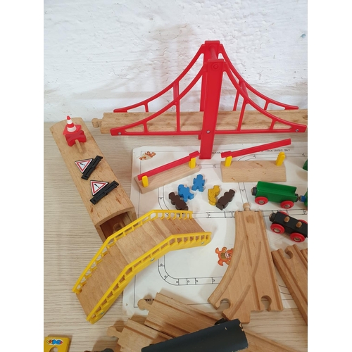 39 - Brio Wooden Track Building Blocks for Children, Made in Sweden (A/F)