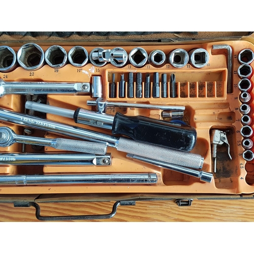 83 - Socket Spanner Set in Metal Case