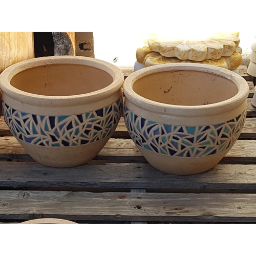 215 - Collection of Ornate Assorted Plant Pots (6pcs), (Ø17 - 30cm)