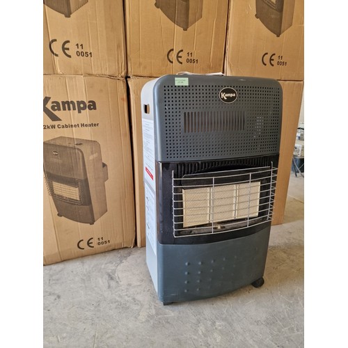 133 - 'Kampa' Calor Gas Heater / Cabinet Heater, 4.2kW (Model: 30600), with Regulator & Hose, * Unused *