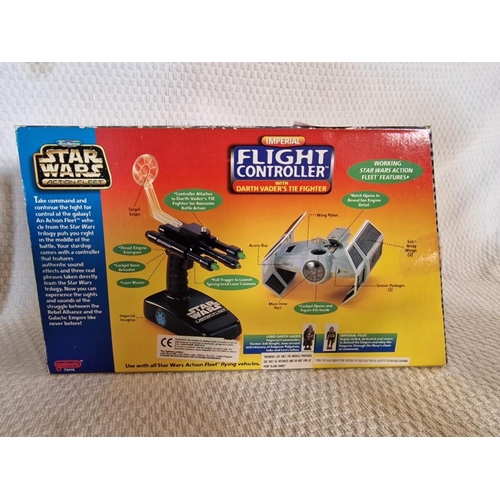 7 - Star Wars Collectable Toys; Episode I Battle Droid (84139) and Imperial Flight Controller with Darth... 