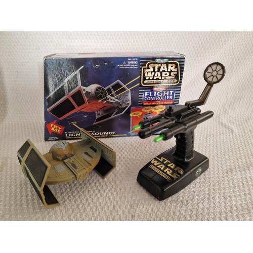 7 - Star Wars Collectable Toys; Episode I Battle Droid (84139) and Imperial Flight Controller with Darth... 