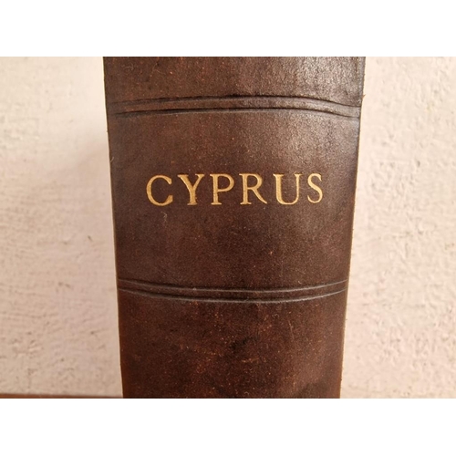 145 - Antique Book 'Cyprus: It's Ancient Cities, Tombs and Temples' by Cesnola (General Louis Palma Di Ces... 