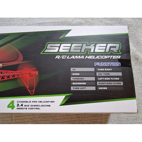 156 - WLtoys 'Seeker' Remote Control Lama Helicopter, 2.4GHz,  4CH, Double Brush Motor, (Model: V915)