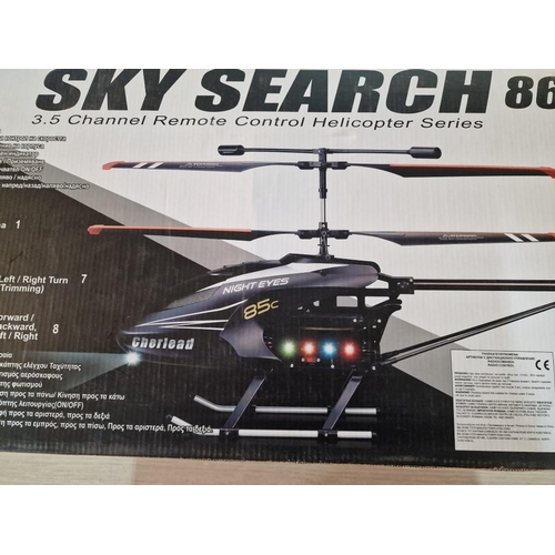 157 - Cherlead 'Sky Search' 3.5 Channel Remote Control Helicopter, (Model: 8685C), in Box