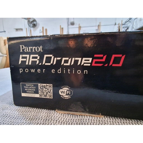 158 - Parrot AR. Drone 2.0 Power Edition, HD Camera, in Original Box, (Look Unused, Noted Battery A/F)