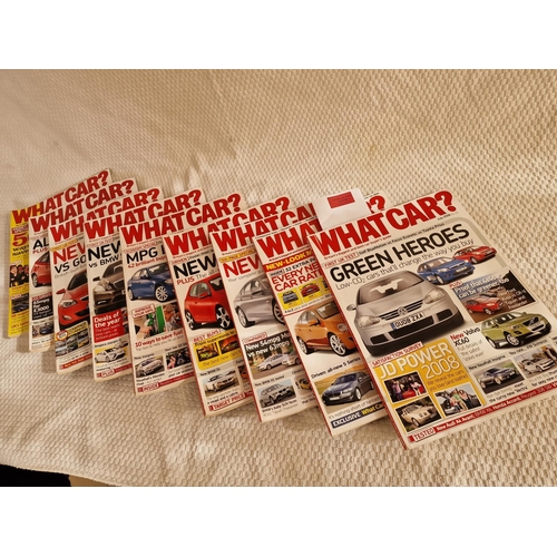 64 - Collection of 9 x 'What Car' Magazines, (9)