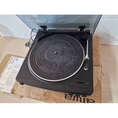 402 - Aiwa Stereo Turntable / Record Player, (Model: PX-E850) with Box, (Untested)