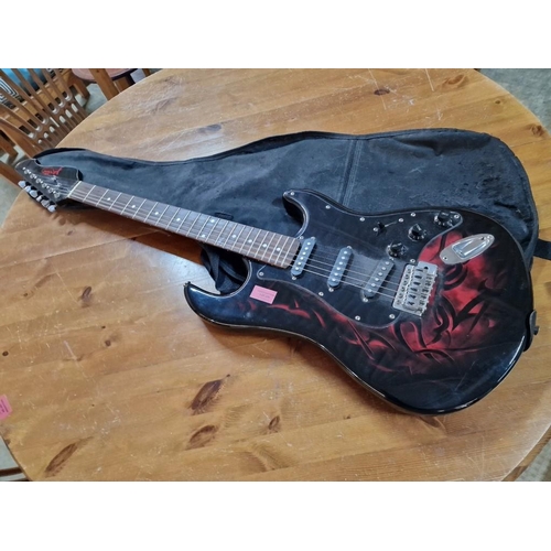 279 - Jaxville Electric Guitar with Soft Carry Case