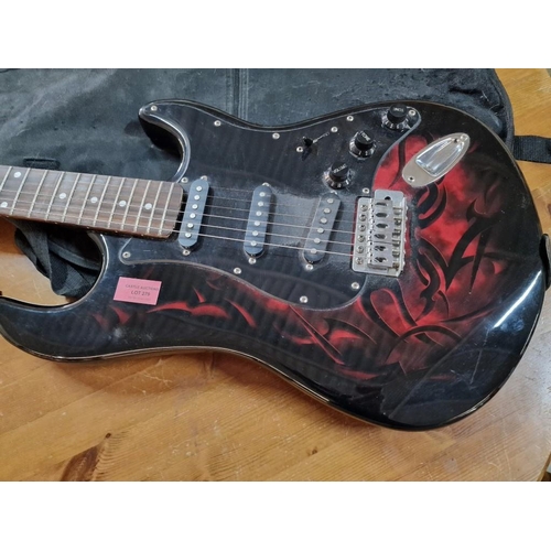 279 - Jaxville Electric Guitar with Soft Carry Case